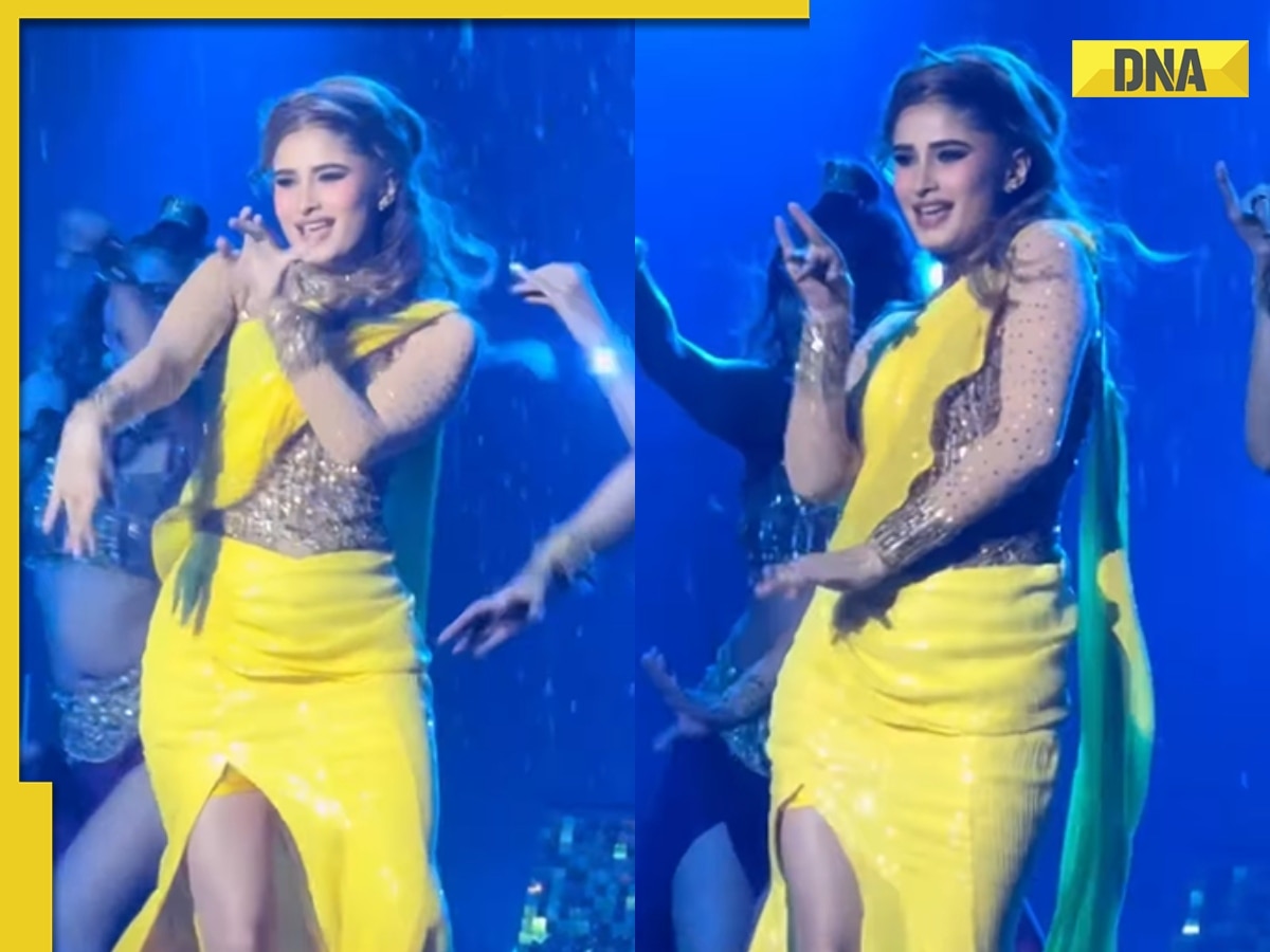Viral video: Rasha Thadani sets the stage on fire as she recreates Tip Tip Barsa Paani; fans call her 'mini Raveena Tandon'