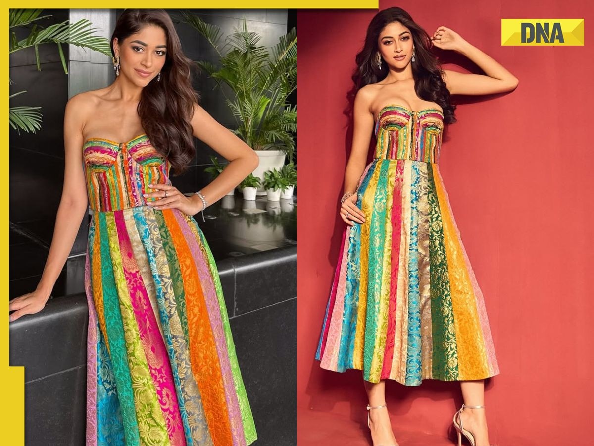 Nandini Gupta recreates Isha Ambani look in this colourful dress made in 100 hours, who looks prettier? See beautiful pictures 