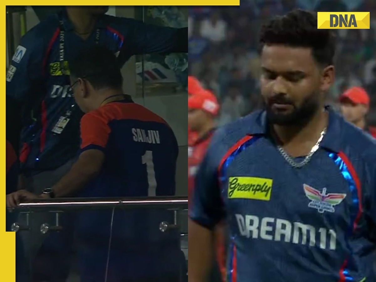 LSG owner Sanjiv Goenka walks off stadium balcony after Rishabh Pant's flop show against Kavaya Maran's SRH, watch