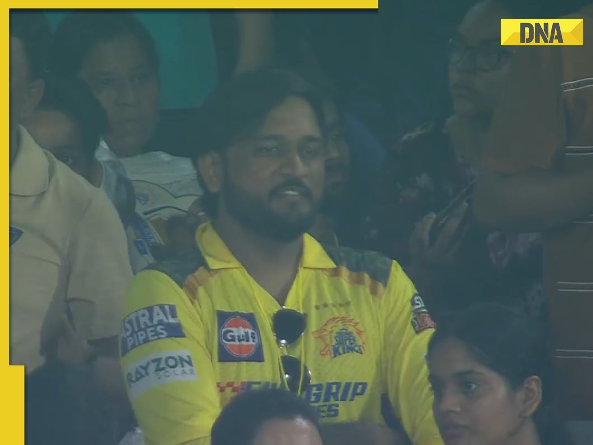MS Dhoni doppelganger goes viral during CSK vs RR match, netizen says, 'we see Dhoni duplicate before GTA 6'