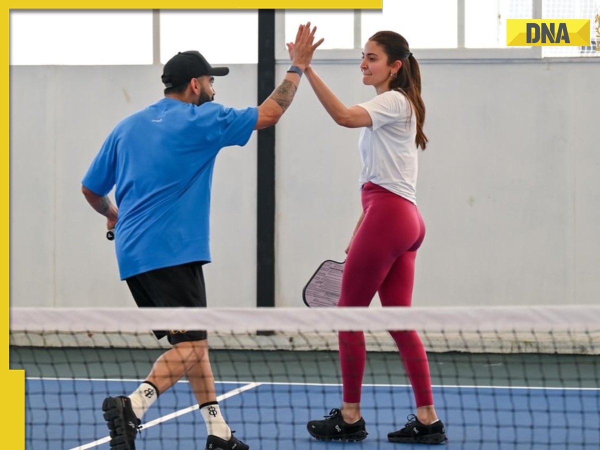 Virat Kohli, Anushka Sharma spotted playing pickleball at RCB team event, fans say, 'Bro already started playing a new sport...'