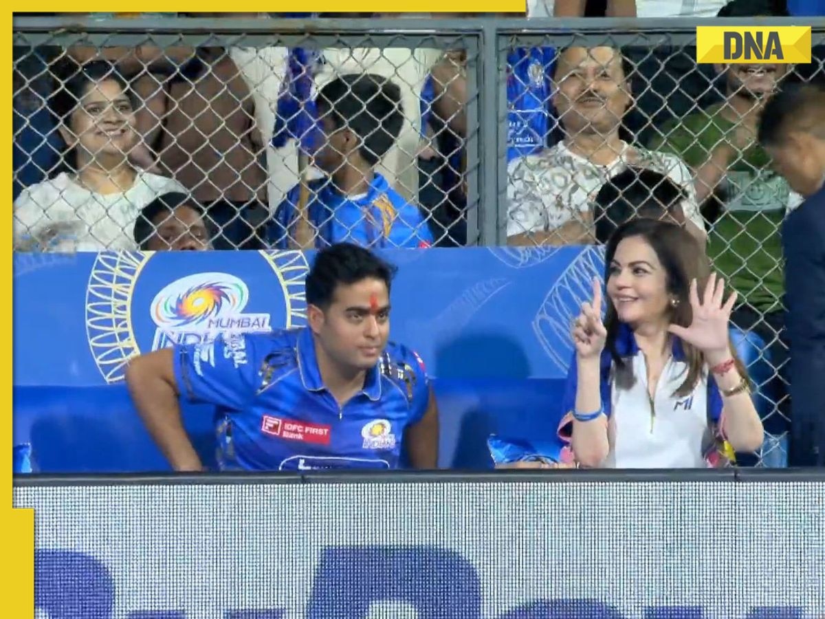 MI vs DC: Nita Ambani's No.6 celebration goes viral after Mumbai Indians beat Delhi Capitals to reach IPL 2025 playoffs