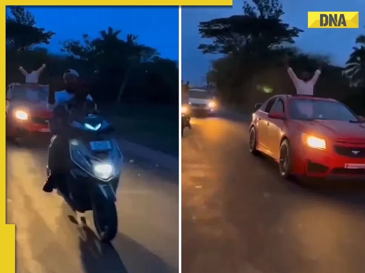 VIDEO: Gang-rape accused flash victory sign, 'celebrate' in massive procession after being released on bail