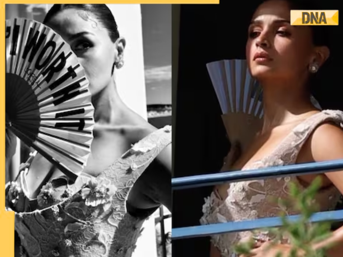 Cannes 2025: Alia Bhatt gives a peak-a-boo at her international film festival debut, sets internet on fire with her floral gown, video goes viral
