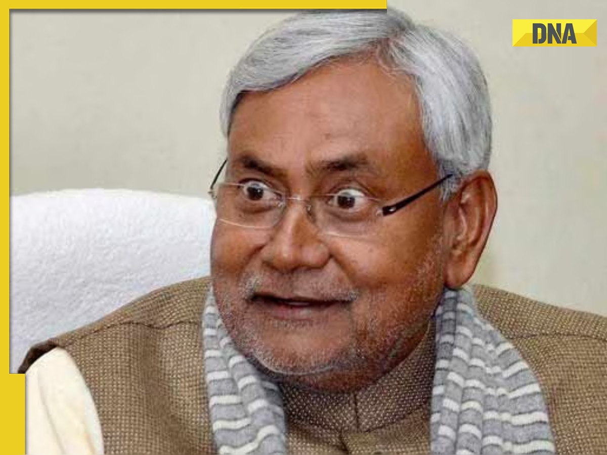 VIRAL VIDEO: Bihar CM Nitish Kumar is offered plant at event, what he does next will leave you in splits