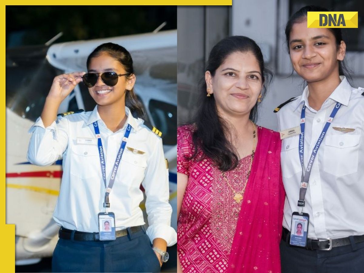 Meet India's youngest commercial pilot, who fulfilled her mother's dreams, took her first solo flight just after 28 hours of training, her name is..., her age is...