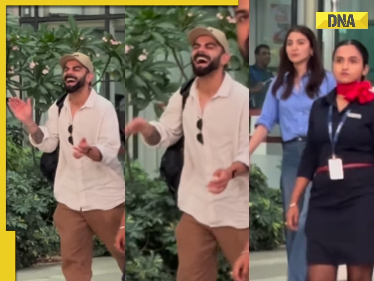 Anushka Sharma leaves Virat Kohli in splits at Lucknow airport, fans say 'bro got real diamond': Watch