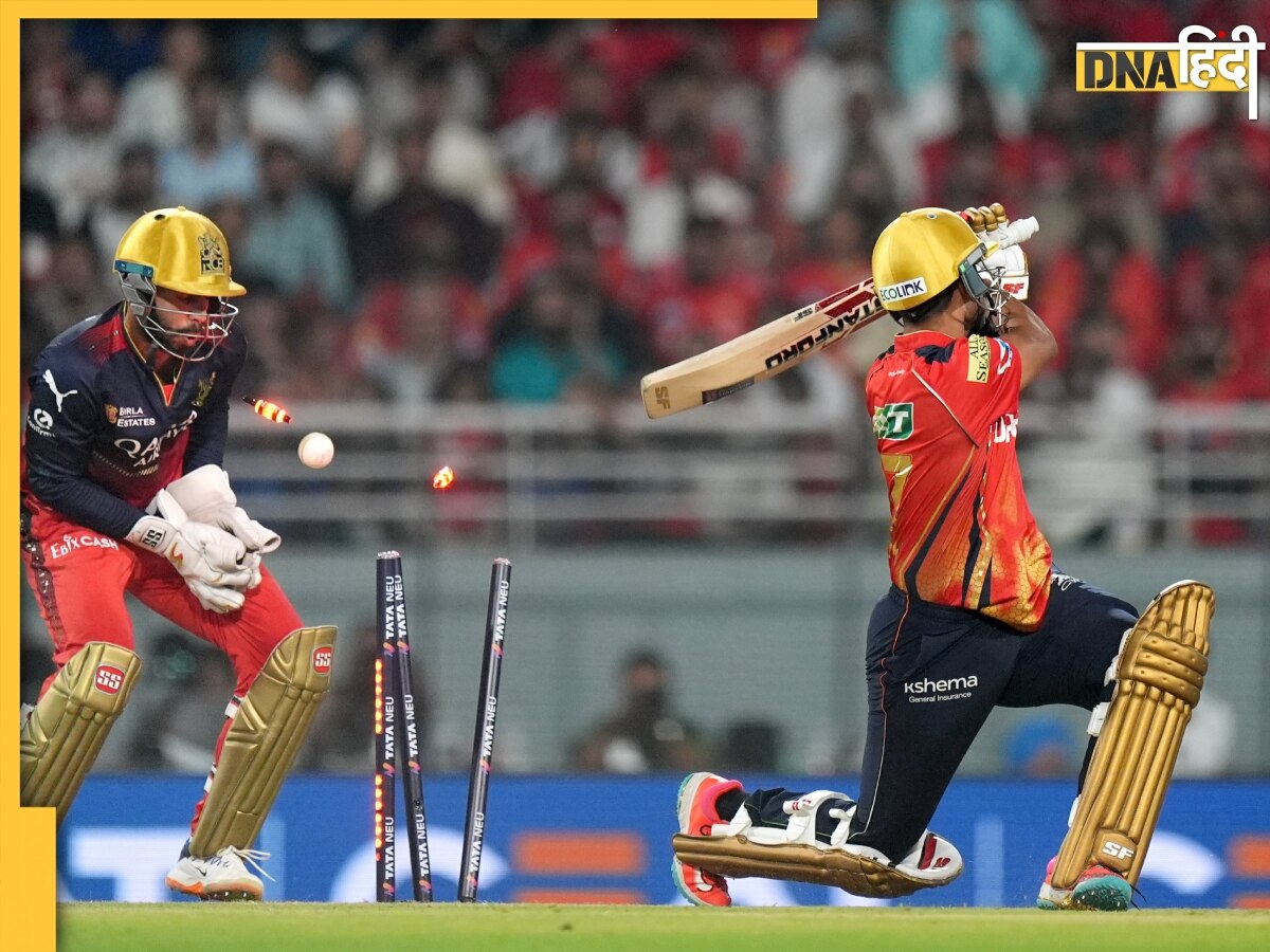 PBKS vs RCB Qualifier-1: पंजाब का टॉप ऑर्डर हुआ तहस-नहस, चंडीगढ़ में चला भुवनेश्वर-हेजलवुड का जादू 