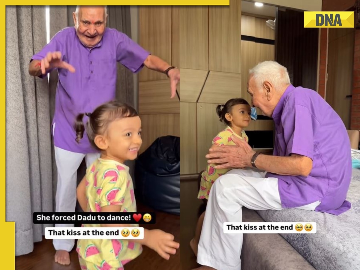 Viral Video: Little girl's adorable dance with her dadu wins hearts online, netizens call it 'eternal love', WATCH 