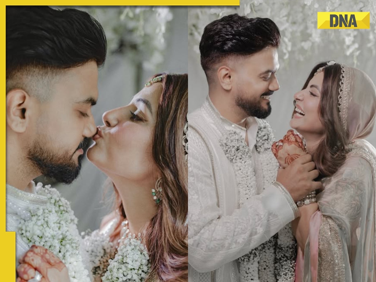 Hina Khan marries boyfriend Rocky Jaiswal, shares stunning photos from wedding ceremony: 'Our union is forever sealed in love and law'