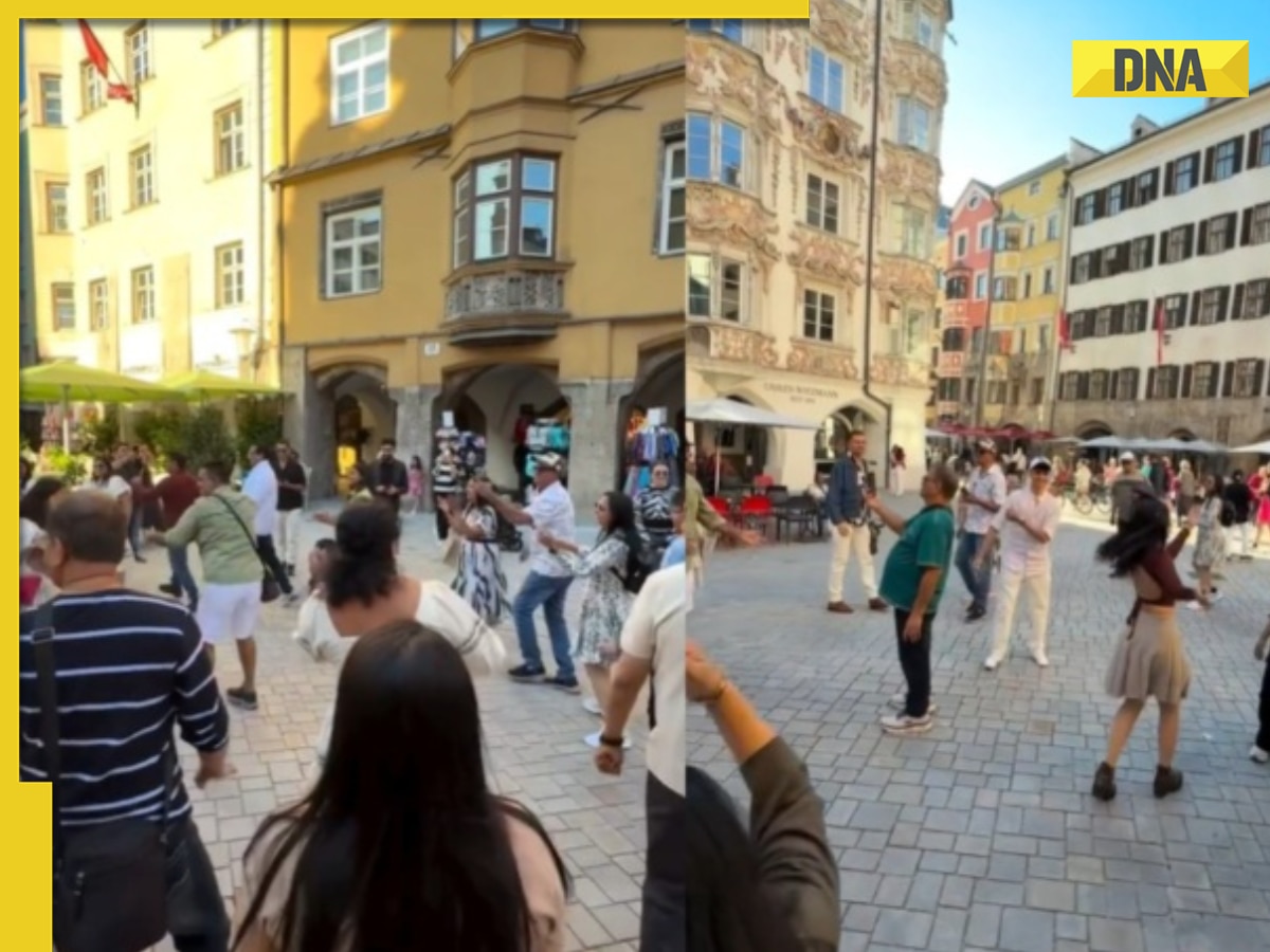 Viral Video: Indian tourists perform Garba in middle of Austria's street, netizens react, 'This is the reason...'
