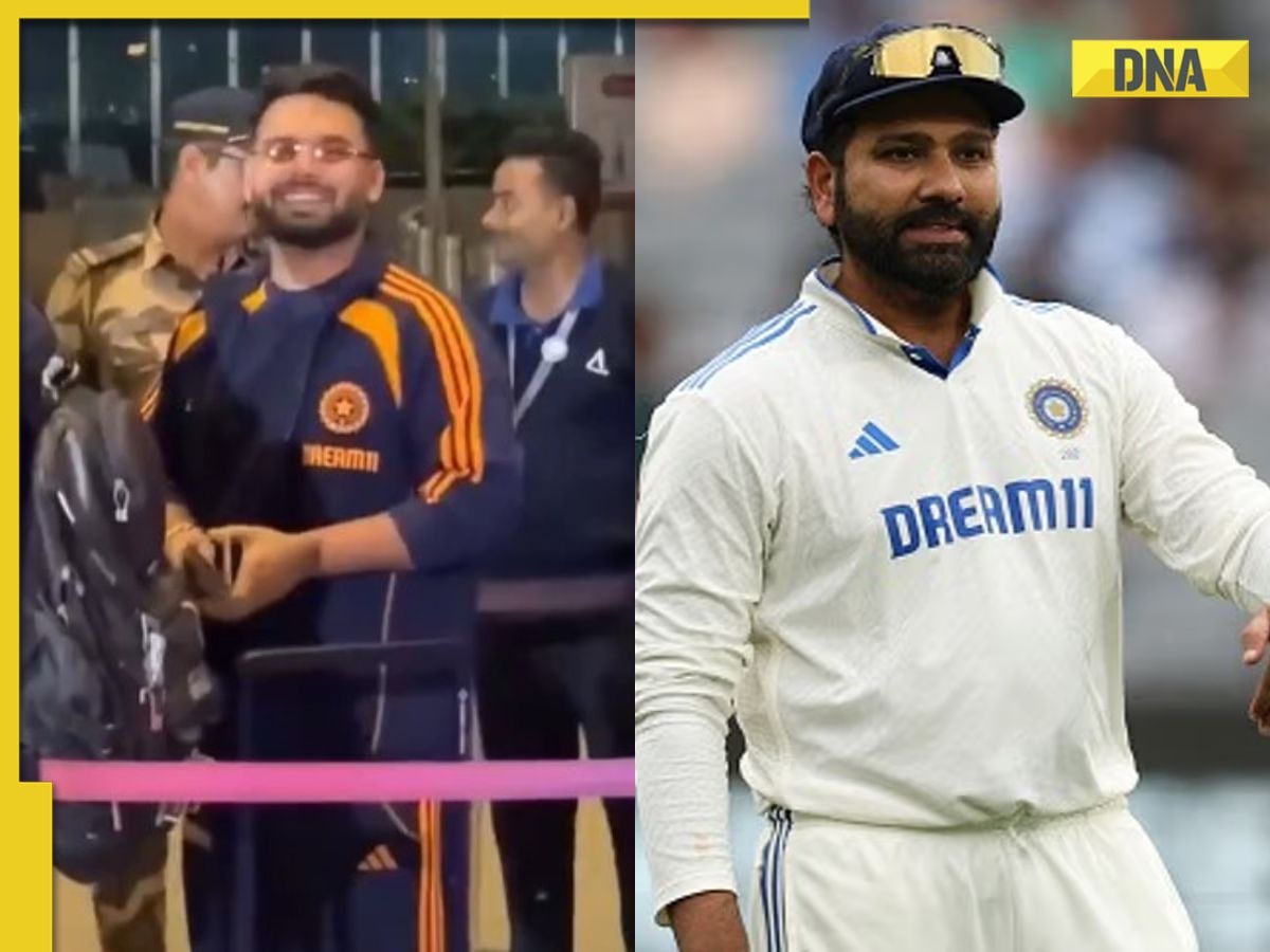 'Woh garden mein....': Rishabh Pant's hilarious response to 'where is Rohit Sharma' question at airport goes viral - Watch