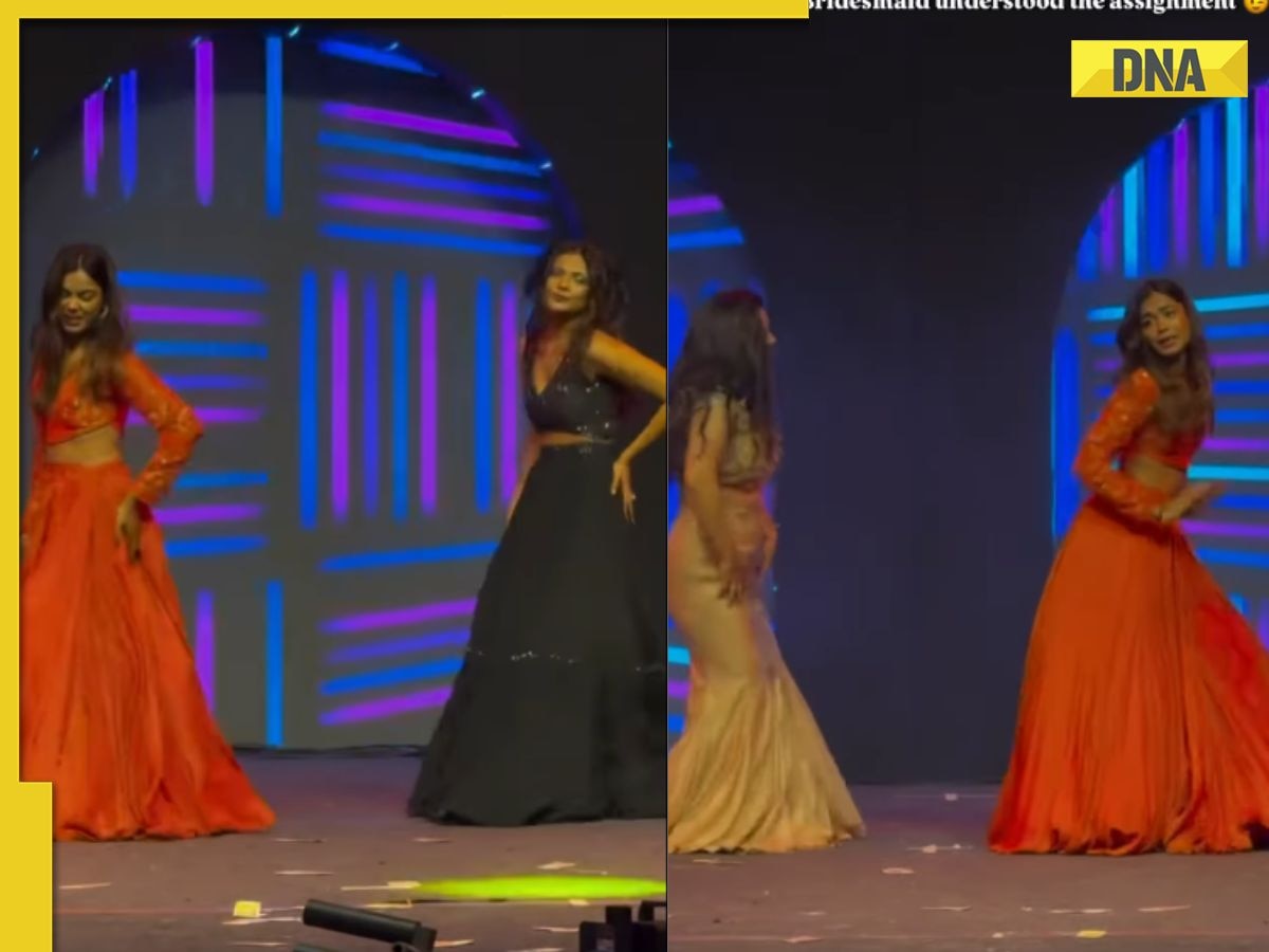 Viral video: Bridesmaid sets the stage on fire with 'O Antava' dance performance at sangeet ceremony