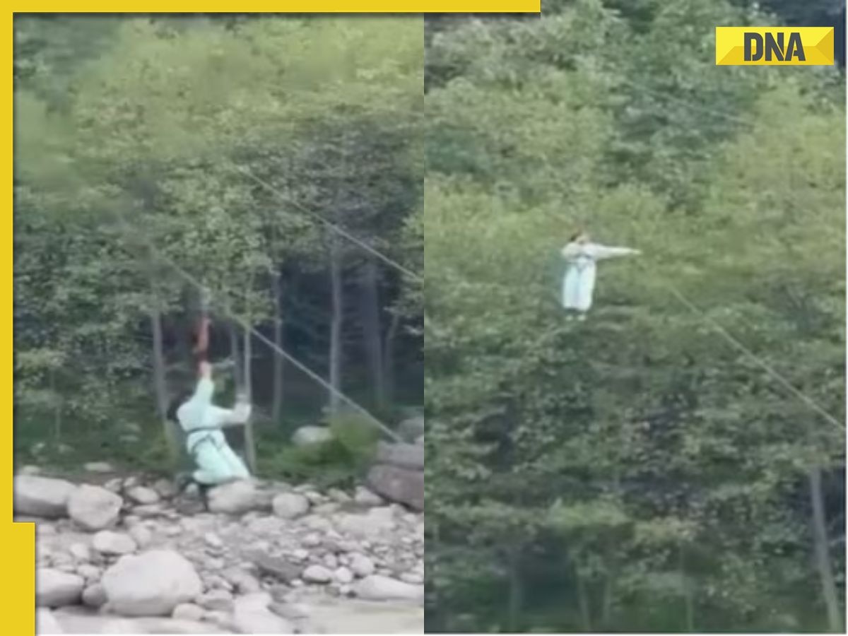 SHOCKING: 10-year-old falls off 30 feet after zipline breaks mid-air in Manali, video surfaces