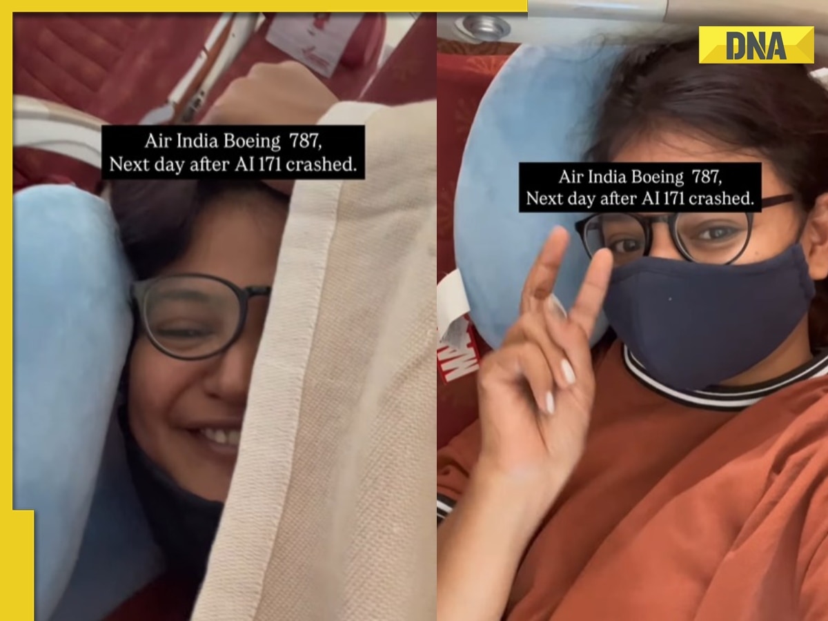 Viral video: After Air India Ahmedabad plane crash, woman's 'empty flight' reel sparks outrage, netizens calls it 'immature act', watch