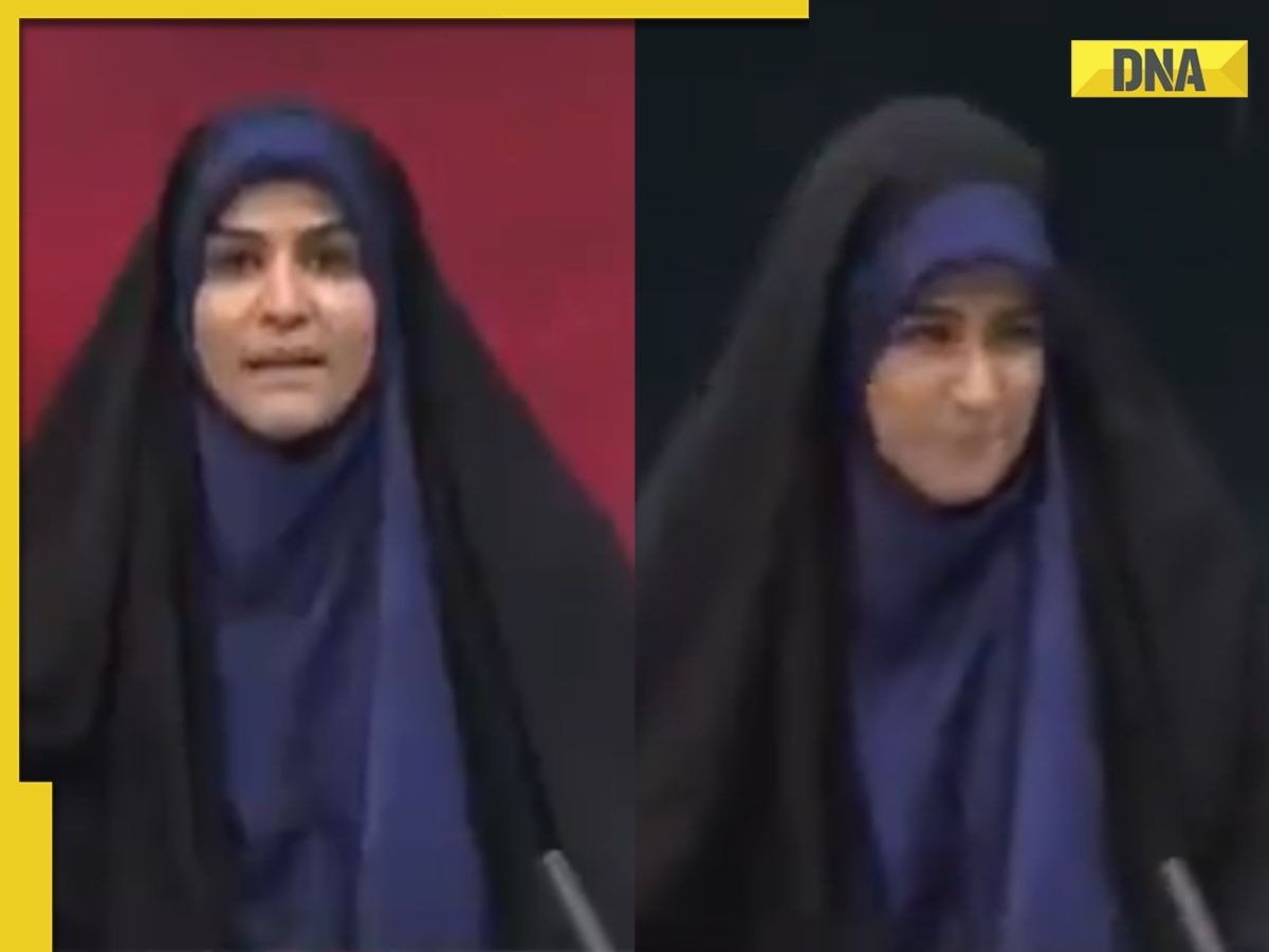 Viral Video: Israeli missile hits Iranian TV studio as anchor delivers live news, escapes narrowly, WATCH