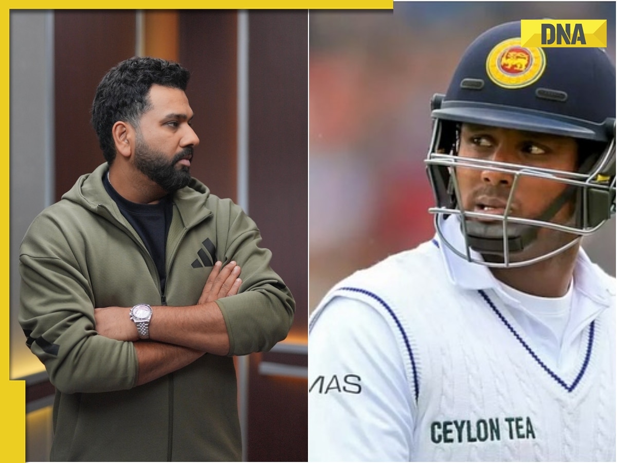 You won't believe what Rohit Sharma said to Angelo Mathews ahead of his farewell Test