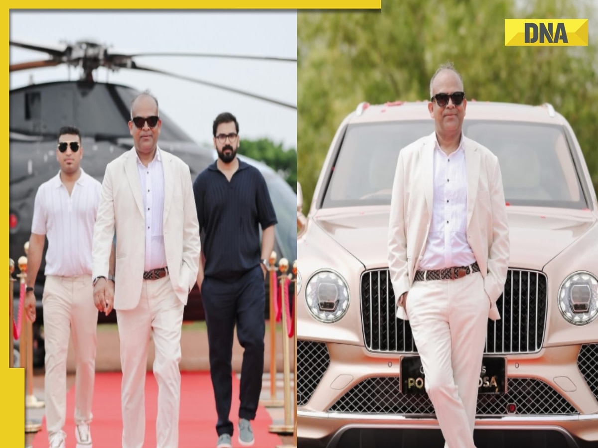 Meet man, 'King of Perfume', who arrived in helicopter to take delivery of Rs 6 crore Bentley, his car collection includes..., business is...
