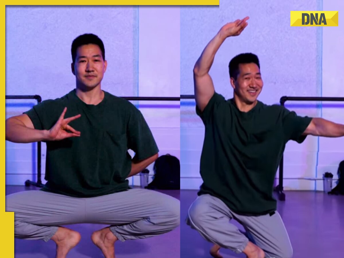 Viral Video: US man performs Bharatnatyam fusion with grace leaves internet stunned, watch