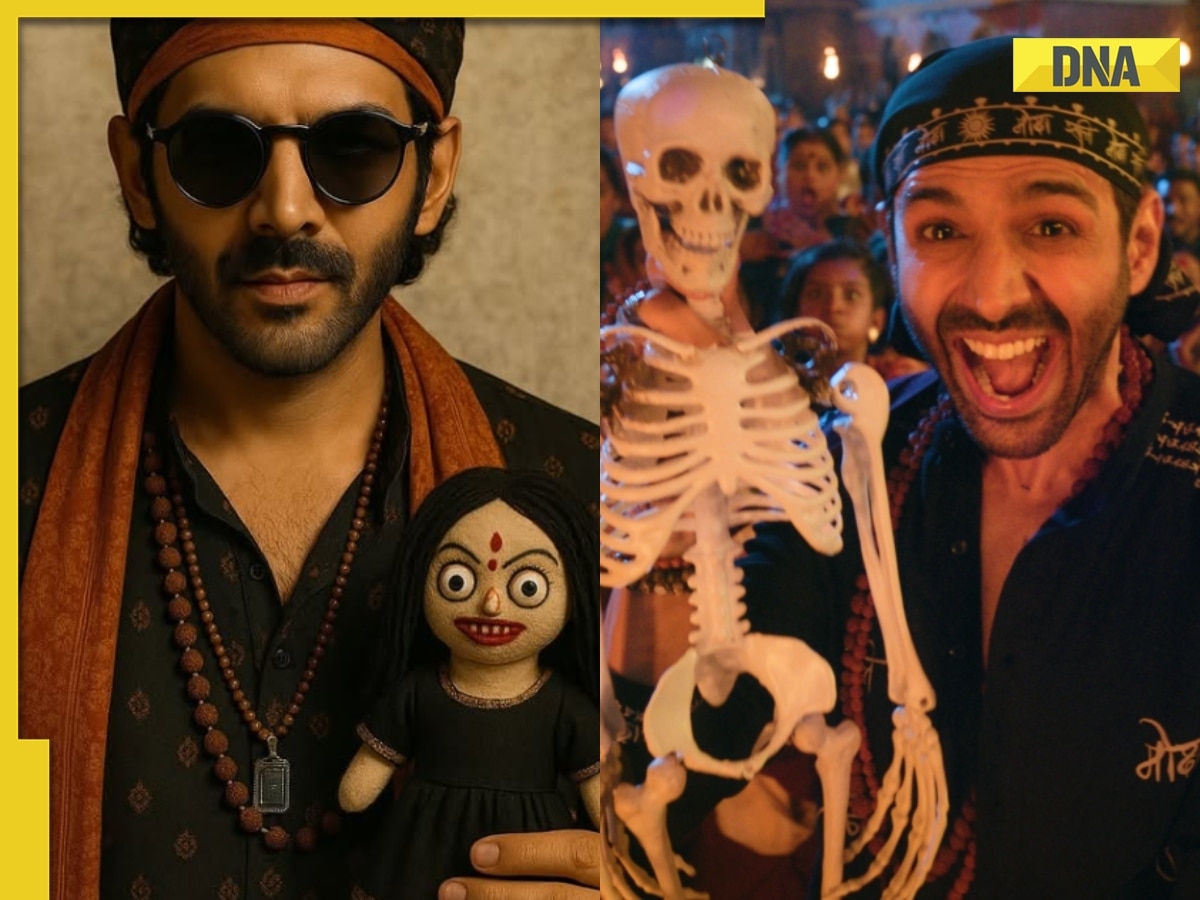 Kartik Aaryan announces Bhool Bhulaiyaa 4? Actor's viral photo in Rooh Baba avatar with 'Labubu' doll sparks speculation