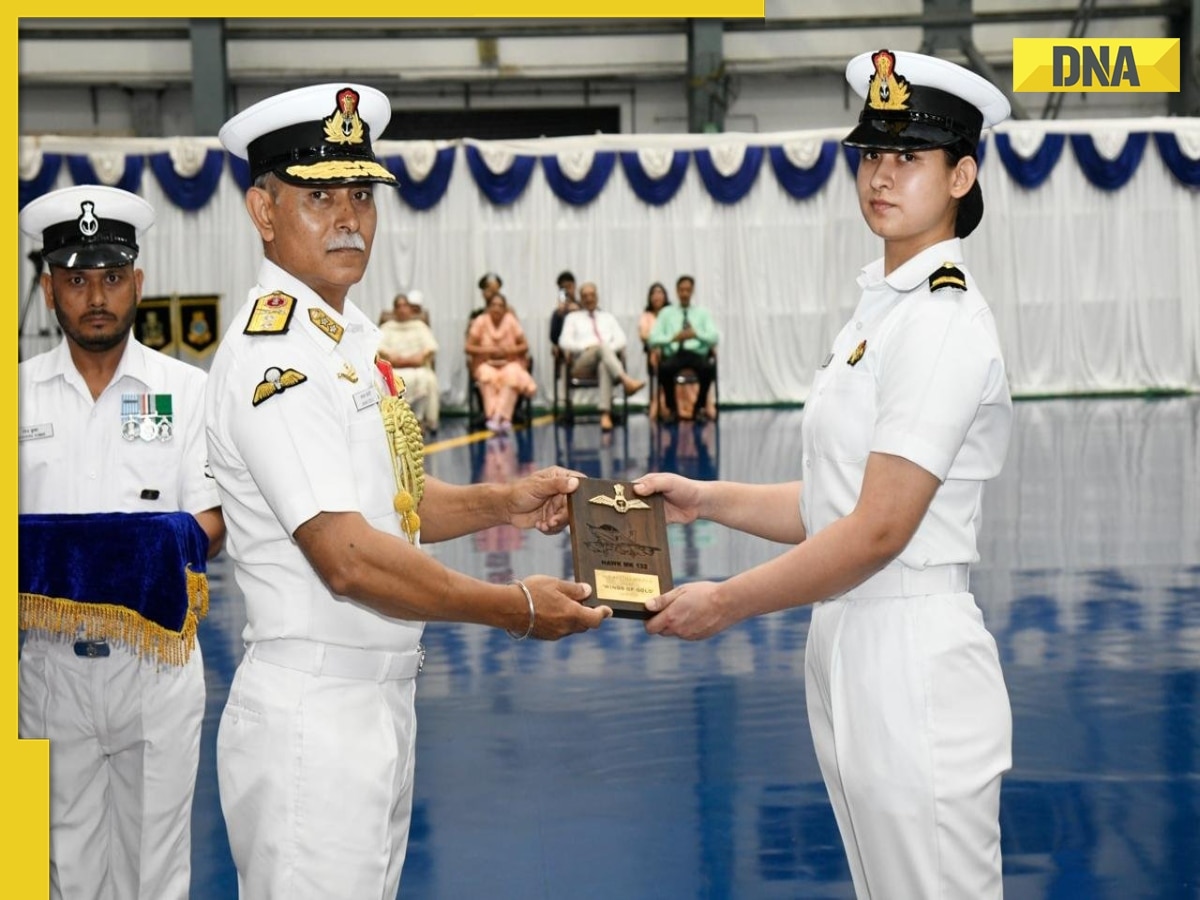 Meet Sub Lieutenant Aastha Poonia, who is set to become Indian Navy's first woman fighter pilot, receives 'Wings of Gold', it symbolises...