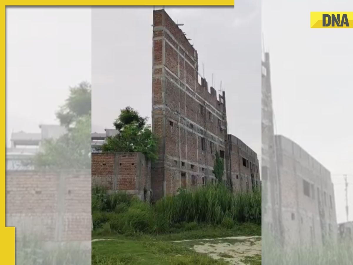  Bihar's 'thinnest' building with rooms goes viral, shocked netizens call it  'Great wall of China', watch