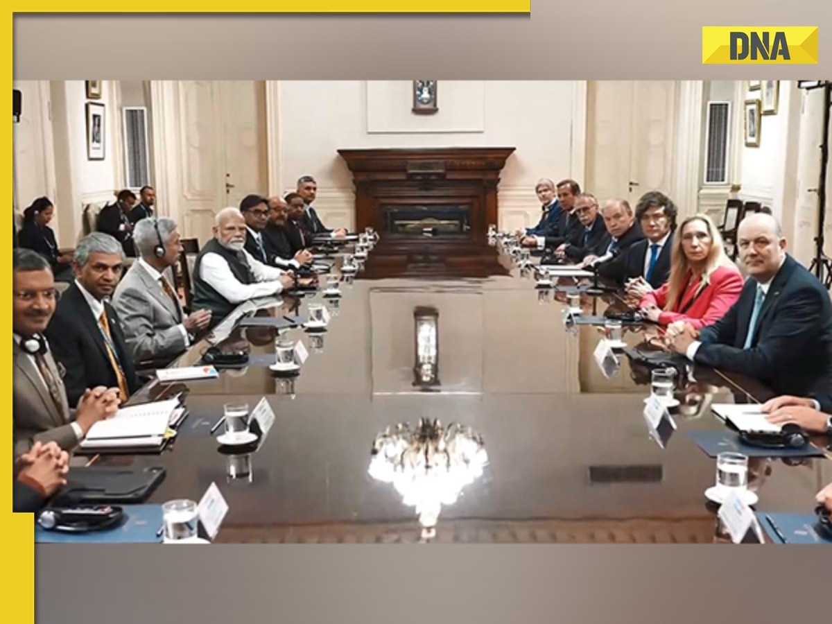 PM Modi holds delegation-level talks with Argentina President Javier Milei in Buenos Aires