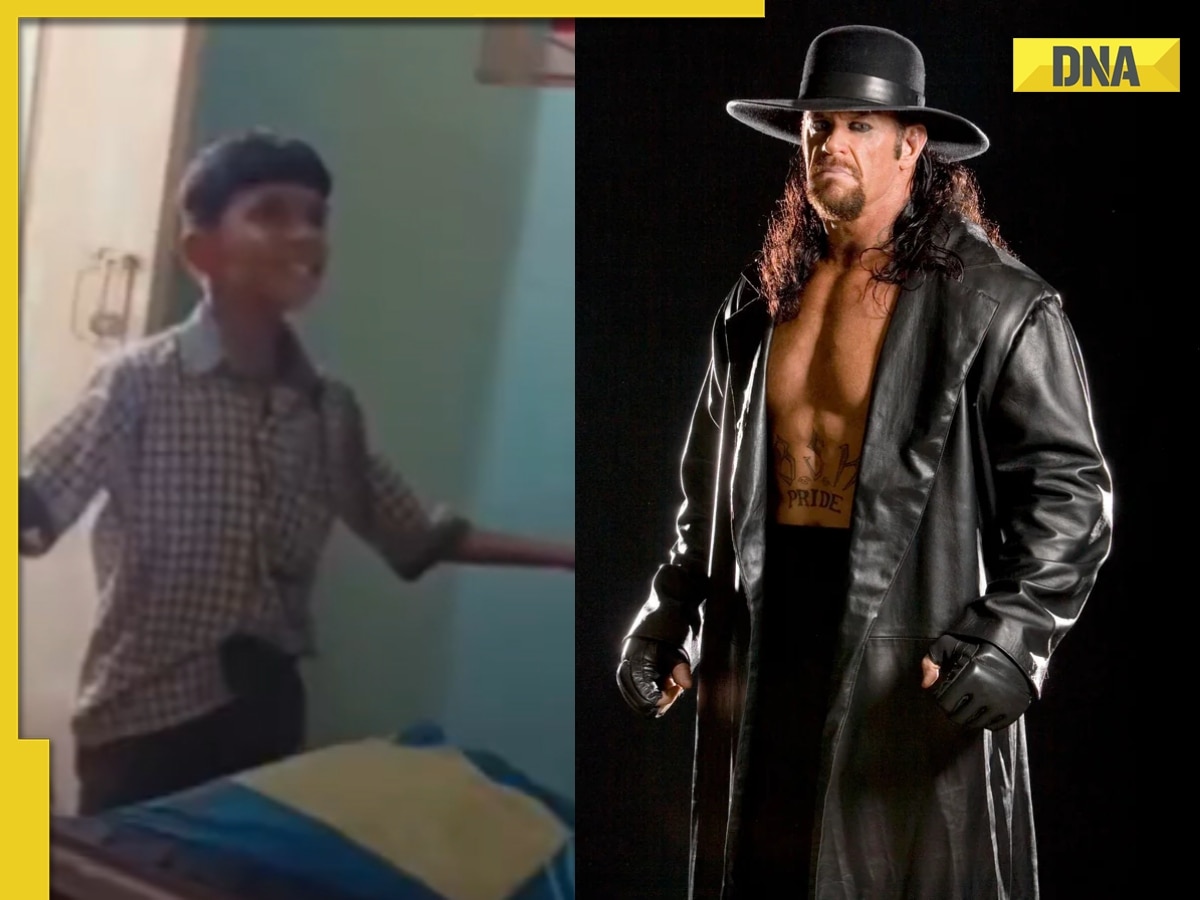 Heartwarming video of father-son duo recreating Undertaker's iconic entry goes viral, WWE legend reacts, watch