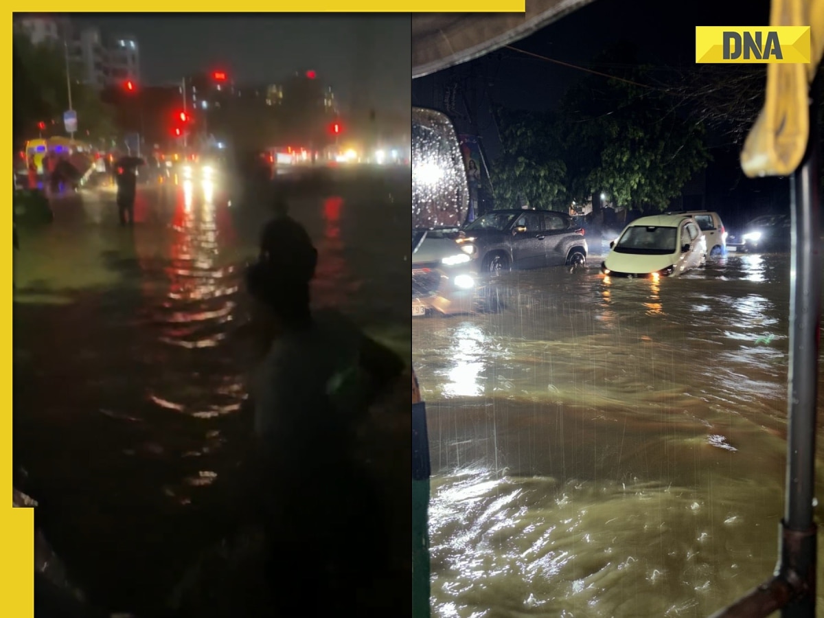 Waterlogging disrupts normal life in Gurugram, netizens question 'Where are the taxes going?', Watch viral video