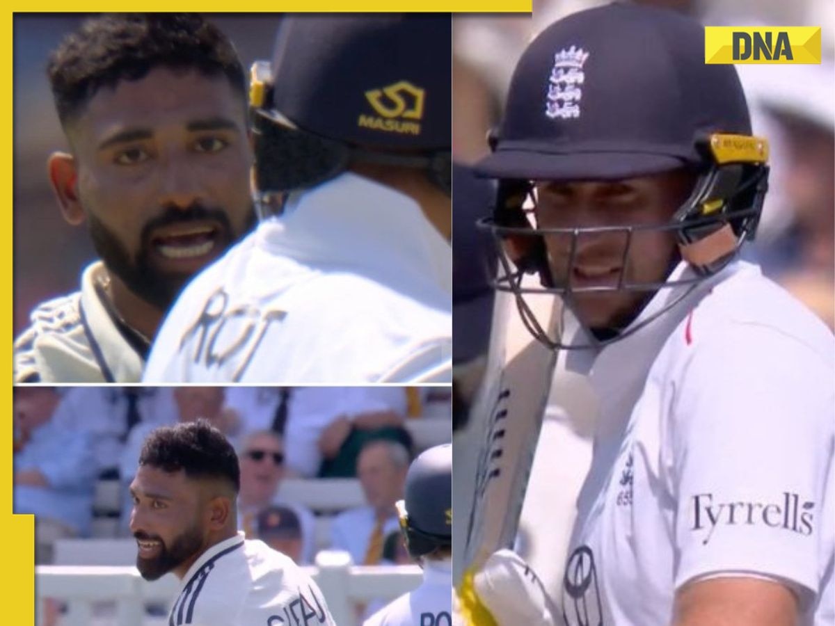 Watch: Mohammed Siraj fires cheeky 'Bazball' jibe at Joe Root as England digs in against India at Lord's