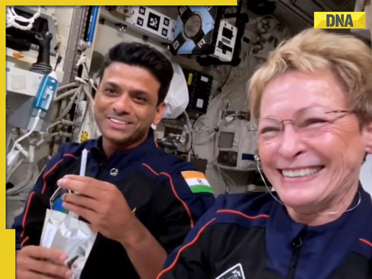 Watch Shubhanshu Shukla showcasing stunning zero-gravity experiments on board ISS using... 
