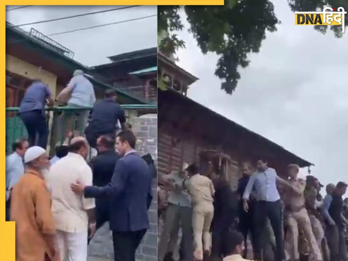 शहीदों को दीवार फांद श्रद्धांजलि देने पहुंचे CM उमर अब्दुल्ला, पुलिस ने रोका तो मच गया हंगामा, Video