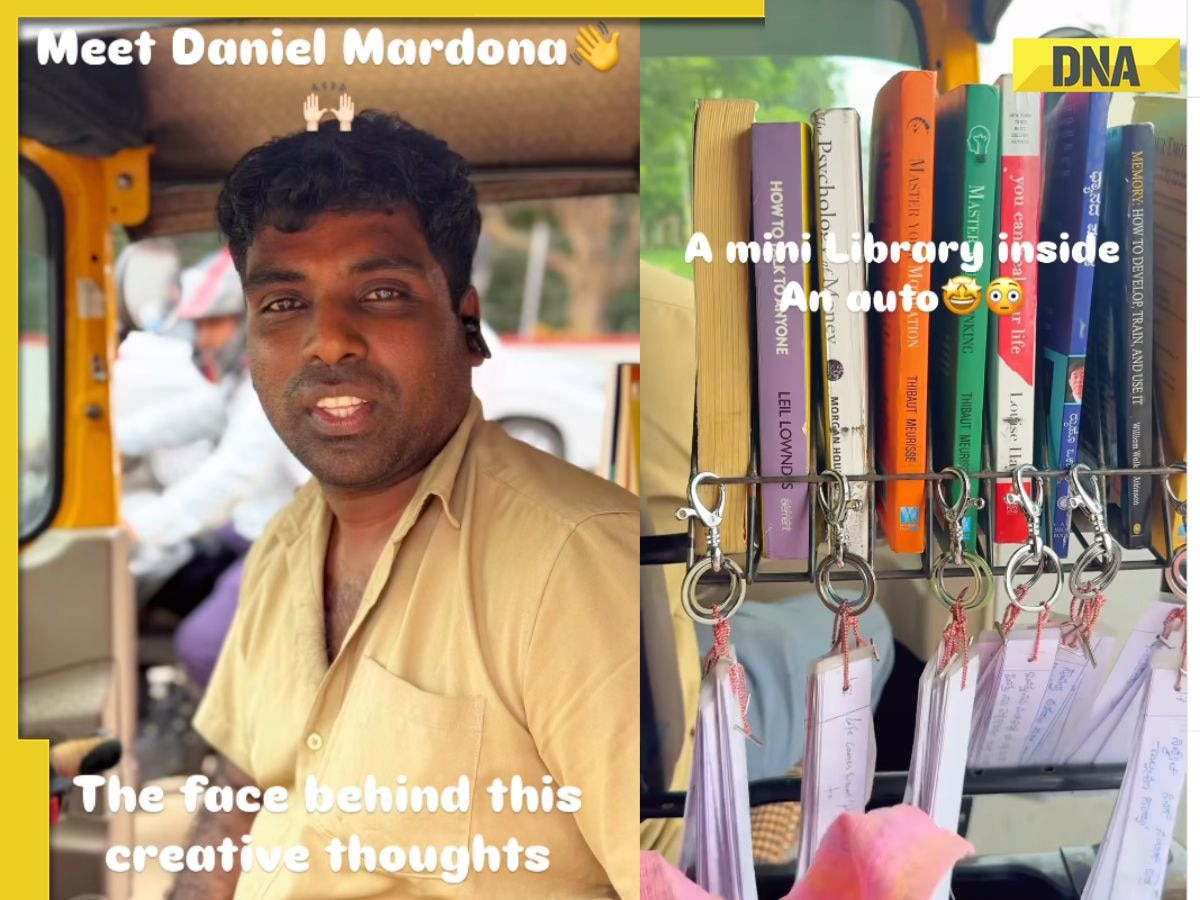 Viral video: Passenger discovers mini library inside Mysuru auto, calls it amazing idea
