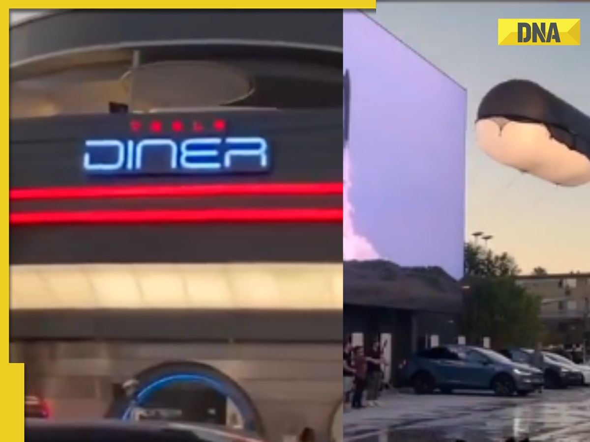 Watch: Inside Tesla’s futuristic diner, a tech lovers’ paradise with robots, cybertrucks   