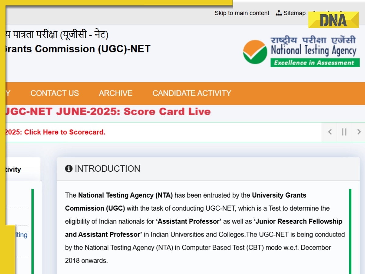 UGC NET June 2025 result released at ugcnet.nta.ac.in; get direct link, steps to download scorecard here