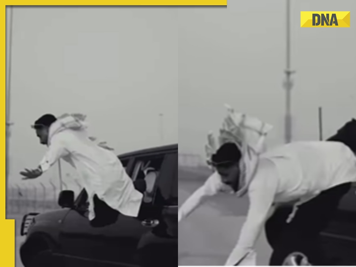 Emiway Bantai falls from moving SUV after stunt goes terribly wrong during song shoot, shocking video goes viral: Watch