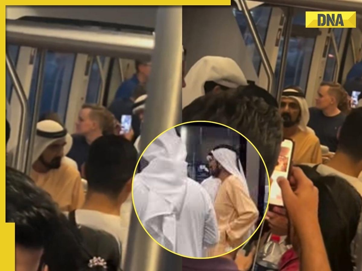Viral Video: Dubai crown prince Sheikh Mohammed spotted in crowded public tram, internet says, 'he is...', watch