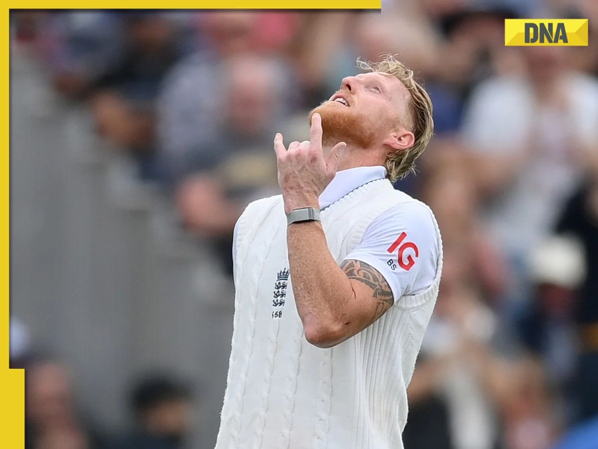 What is the story behind Ben Stokes' folded finger celebration after scoring century against India in Manchester Test?