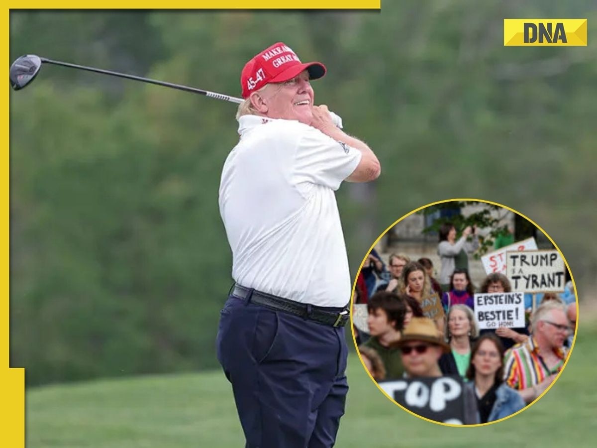 Amid US President Donald Trump 'golf-heavy' visit to Scotland, protests erupts in major cities with anti-Trump slogans, 'FELON 47 NOT...'