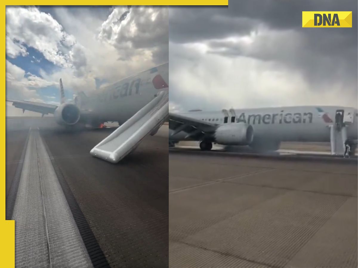 Flight Line Fire American Airlines flight catches fire before takeoff, all 179 ...