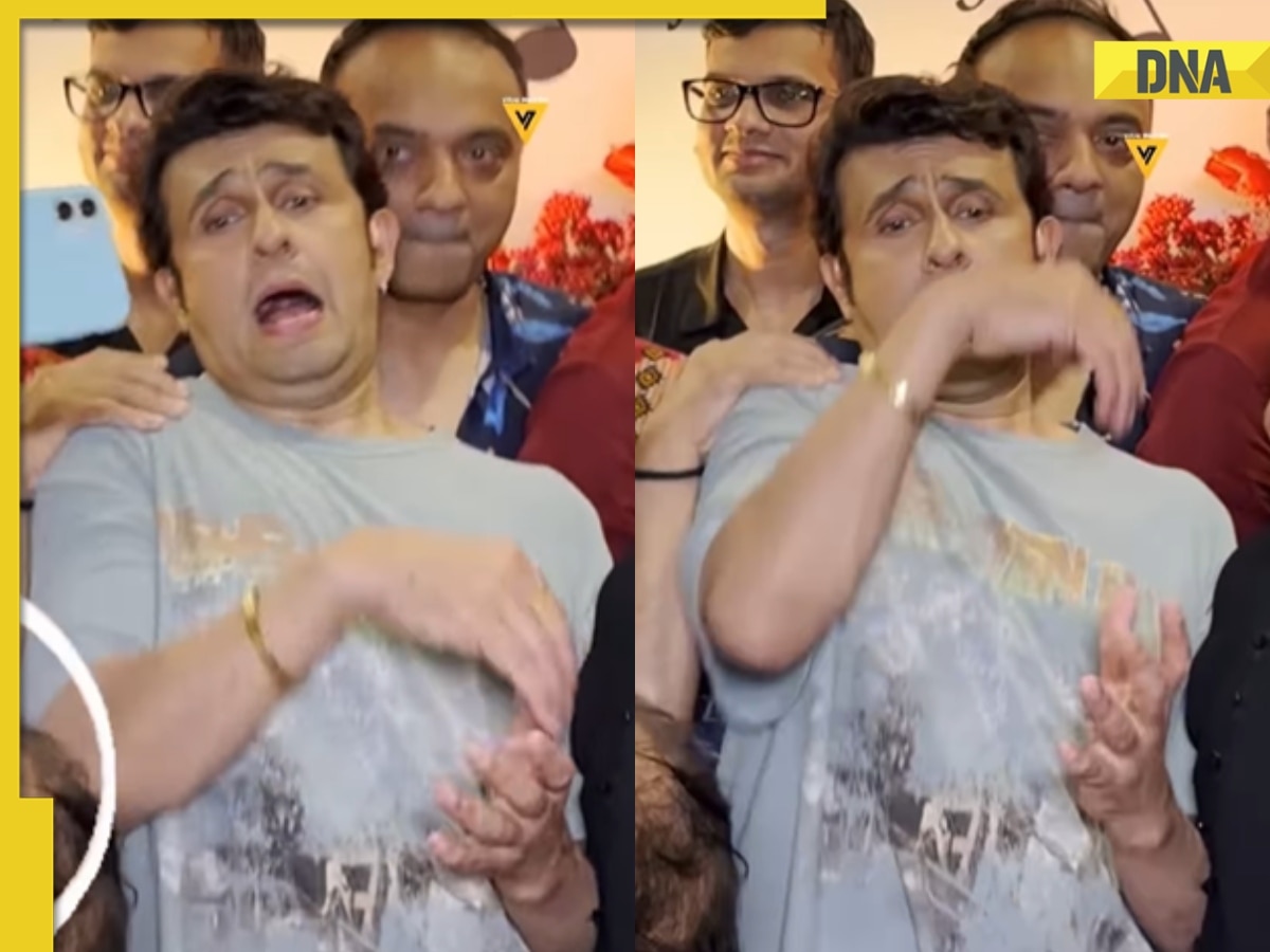 Sonu Nigam trips as fan tries to take selfie, his hilarious reaction goes viral: Watch video