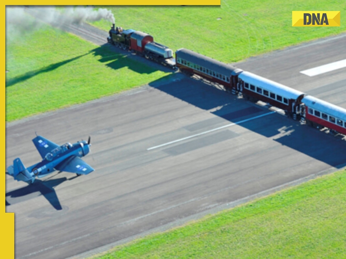 This is world’s only airport where train passes through middle of runway, it is managed by..., not China, Japan, Spain, France, it is located in...