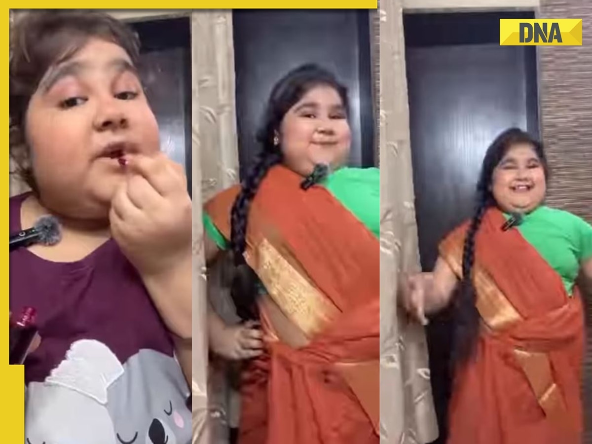 Viral Video: Little girl recreates Janhvi Kapoor's look from 'Param Sundari', wins hearts online, WATCH