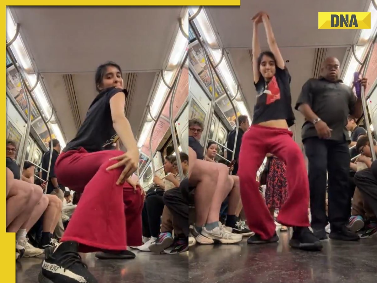 Viral Video: Indian woman dances in US subway as commuters struggle to get past her, netizens say, 'Some kind of freak...'