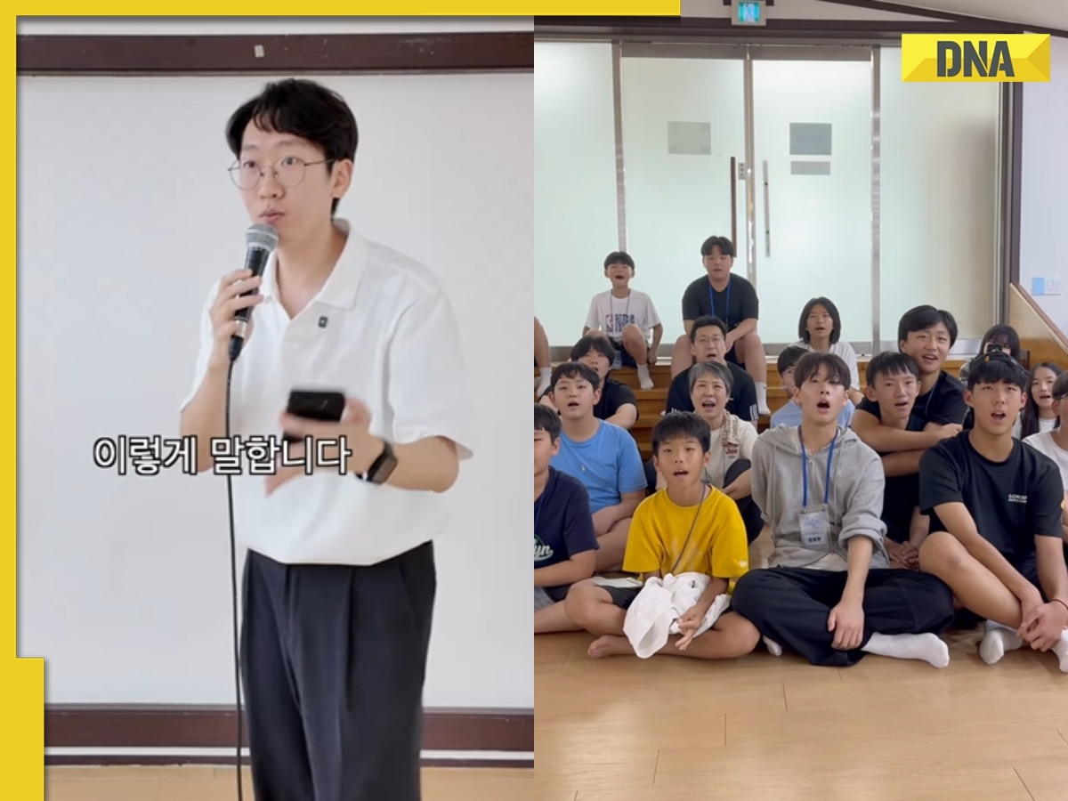 Korean teacher goes viral for teaching Bhojpuri to students, netizens say 'PK ka end yaad aagya' watch video