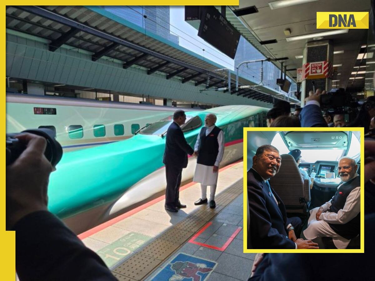 general PM Modi travells from Tokyo to Sendai by Shinkansen Bullet Train with Japanese PM Ishiba, watch video