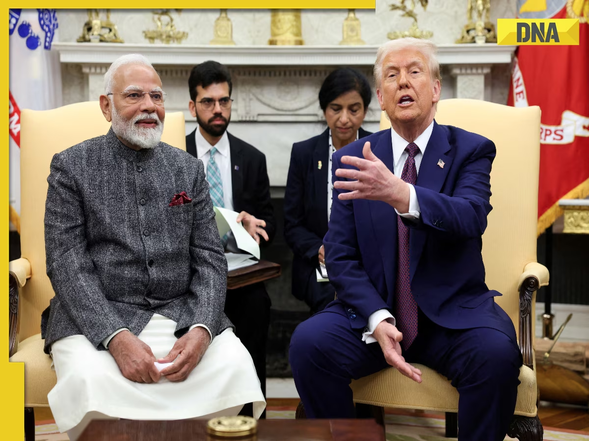 general PM Modi with Donald Trump. general Donald Trump's trade advisor Peter Navarro attacks India again, day before India-US trade deal talks: 'We have to...'