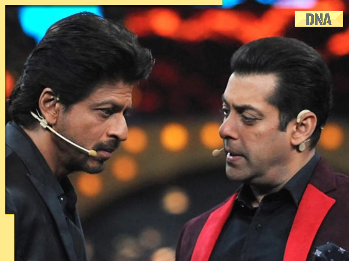 general Shah Rukh Khan compares Salman Khan's love life to THIS film: 'Ek aadmi hai jo apni patni...' general Shah Rukh Khan compares Salman Khan's love life to THIS film: 'Ek aadmi hai jo apni patni...'