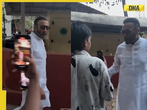 Viral video: Jackie Shroff upset with media, loses cool at paps during Pankaj Dheer's prayer meet, reprimands cameraman: 'Tere ghar mein agar...'