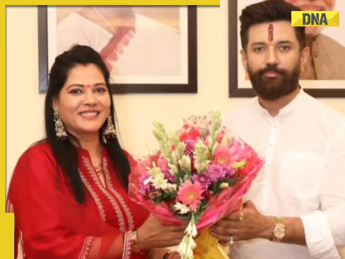 general Seema Singh with Chirag Paswan. general Who is Seema Singh? NDA candidate whose nomination for Bihar's Marhaura assembly seat was rejected